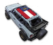 Sun shade top for Ford Bronco (2021–2026) by SpiderWebShade with US flag print