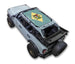 Sun shade for Ford Bronco (2021–2026) by SPIDERWEBSHADE with a printed flag-style design