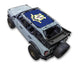 Ford Bronco sun shade stock printed top blue with crest design