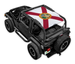 SPIDERWEBSHADE Sun Shade for Jeep Wrangler TJ with Florida flag print
