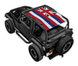 Sun Shade for Jeep Wrangler TJ (1997–2006) by SPIDERWEBSHADE with Hawaii flag print