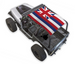 SPIDERWEBSHADE sunshade top for Jeep Wrangler YJ (1987–1996) with Hawaii flag print