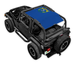 Sun Shade by SPIDERWEBSHADE for Jeep Wrangler TJ (1997–2006), blue printed top