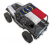 Sun shade top for Jeep Wrangler YJ (1987–1996) with printed flag design