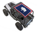 SpiderWebShade sun shade top for Jeep Wrangler YJ (1987–1996) with stock printed design
