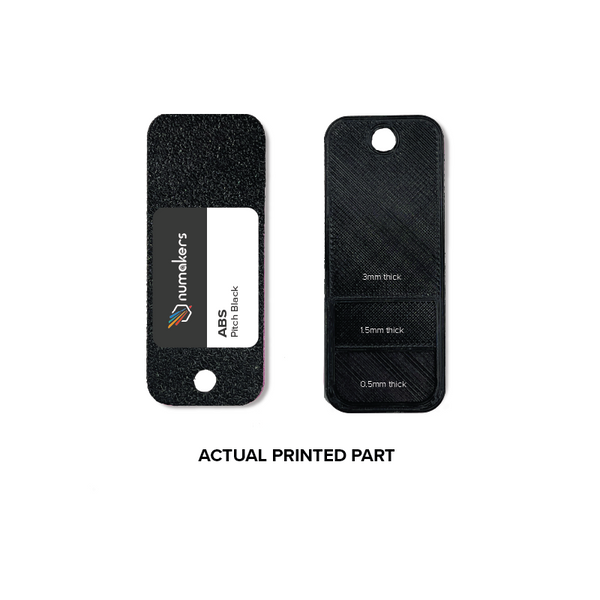 ABS Filament by Numakers, black 2-pack 3D printer accessory