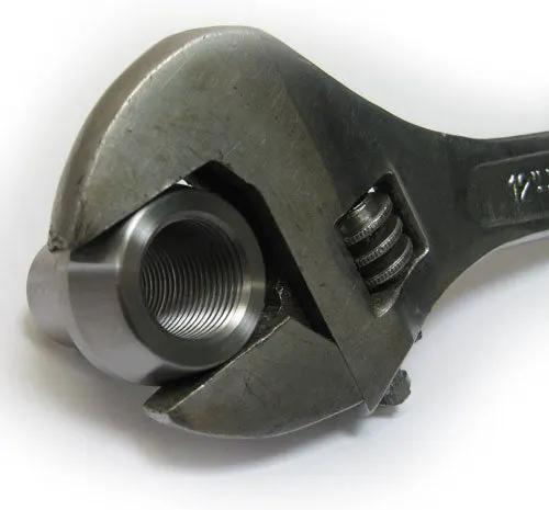 Artec Industries Tube Adapter 1.0in ID x 1.5in OD, 14 TPI, 7-8in length, wrench flats