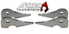Artec Industries Coilover Tabs for Truss, four-piece set, silver metal