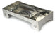 Artec Tire Tool Tray, stainless steel with multi-compartment layout and handle cutout