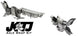 JK2TJ Front Axle Swap Kit with Truss, Jeep JK/TJ, two gray metal components shown