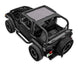Sun Shade for Jeep Wrangler TJ 1997–2006 by SpiderWebShade, solid color shade top