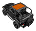 Sun Shade SpiderWebShade for Jeep Wrangler TJ (1997–2006) orange solid color