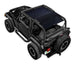 Sun Shade for Jeep Wrangler TJ by SPIDERWEBSHADE - solid color shade top