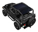 Sun Shade for Jeep Wrangler TJ by SPIDERWEBSHADE - solid color shade top