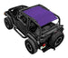 Sun shade for Jeep Wrangler TJ (1997–2006) by SpiderWebShade, purple solid color
