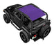 Sun shade for Jeep Wrangler TJ (1997–2006) by SpiderWebShade, purple solid color