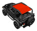 Sun Shade for Jeep Wrangler TJ (1997–2006) by SpiderWebShade, orange solid color top