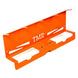 TMR Angle Grinder & Abrasive Organizer orange metal wall-mount rack