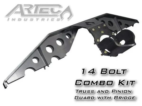 Artec 14-Bolt Combo Kit SRW axle truss with pinion guard and bridge