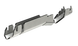 Ford SuperDuty Front Axle Lower Truss Artec, metallic silver