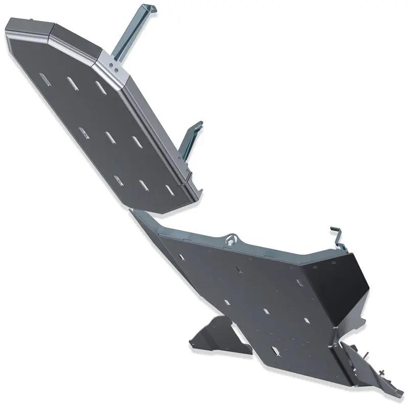 Artec Industries Toyota 4Runner 5th Gen Full Skid Plate System – A-arm Bellypan Fuel, two gray steel plates