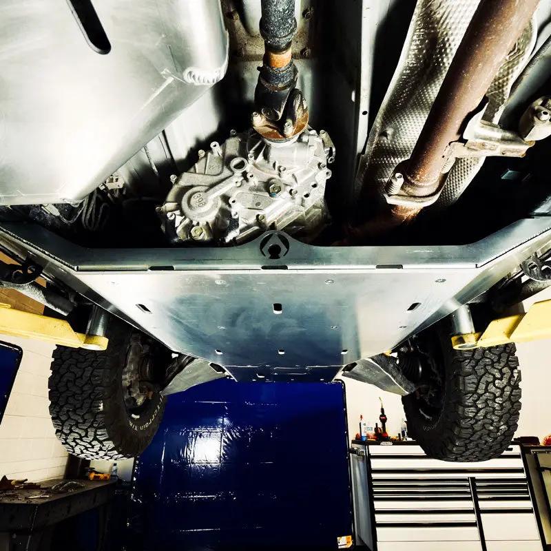 Artec Industries bellypan skid plate for Toyota 4Runner 5th Gen underside view