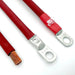 Ford Powerstroke 7.3 diesel battery cable kit by Big7Kits, pair of red insulated cables with ring terminals.