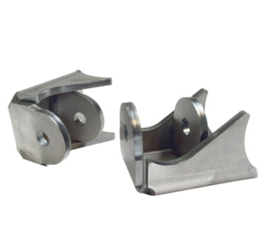High Clearance Shock Brackets pair, Artec Industries, silver metal with mounting holes