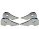 Coilover Tabs for Truss — Artec Industries, silver metal mounting brackets with holes