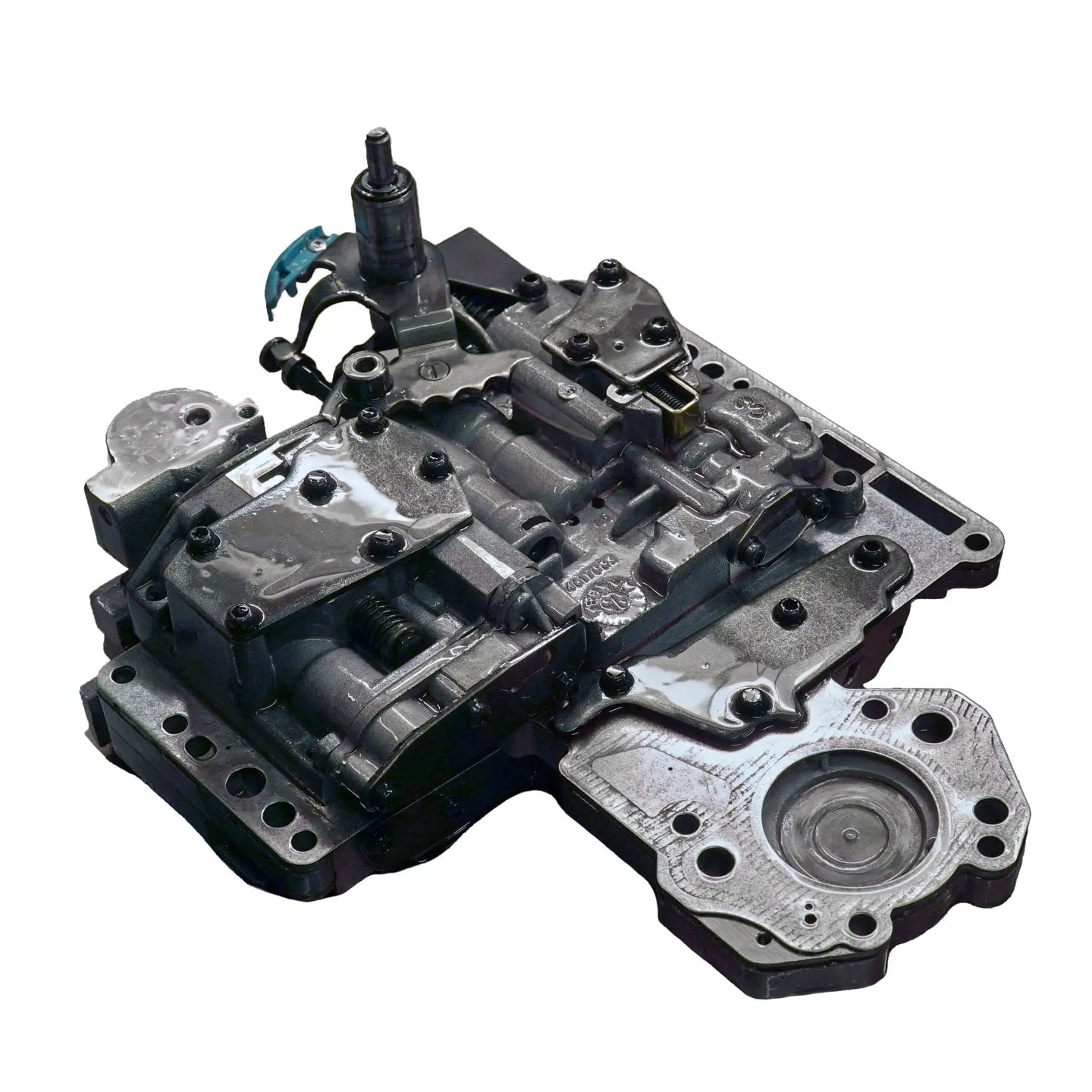 Power Driven Full Manual Valve Body Build Kit - two valve-body modules with shift shaft and bolts