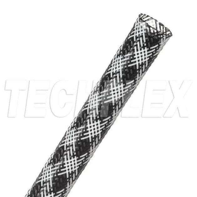 Wire braided cord in black-and-white checkered flag pattern; 10 mil, Big7Kits outdoor recreation