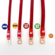 Big7Kits battery cable kit for Jeep Grand Cherokee ZJ (1993-1998); red copper-lug replacement wiring harness