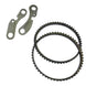 Artec JK 1 Ton Sterling ABS Kit 52-Tooth tone rings and mounting brackets, gray steel