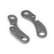 ABS Mounting Plates Sterling 2005+ Superduty Artec Industries pair, gray metal plates with circular holes