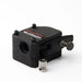 Bondtech BMG Extruder 3D printer dual-gear unit, black metal with mounting knob and silver drive gear