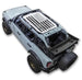 Sun shade top for Ford Bronco (2021–2026) by SPIDERWEBSHADE with stock printed US flag design