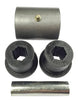 Artec Industries Bushing Kit - 3.0 in with Sleeve; two black bushings and silver sleeve