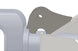 Coilover Tabs for Truss Artec Industries gray metal mounting tab with hole