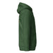 Hoodie, green, 4Link4WD – Full Logo Back, hooded sweatshirt (side view)