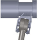60 Lower Link Axle Brackets (pair) Artec Industries, gray steel bracket assembly