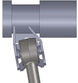Lower Link Axle Brackets 60 (pair) - Artec Industries, gray metal mounting brackets around axle tube