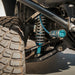 Dirt King Long Travel Kit Toyota off-road suspension with blue coilover shock and coil spring