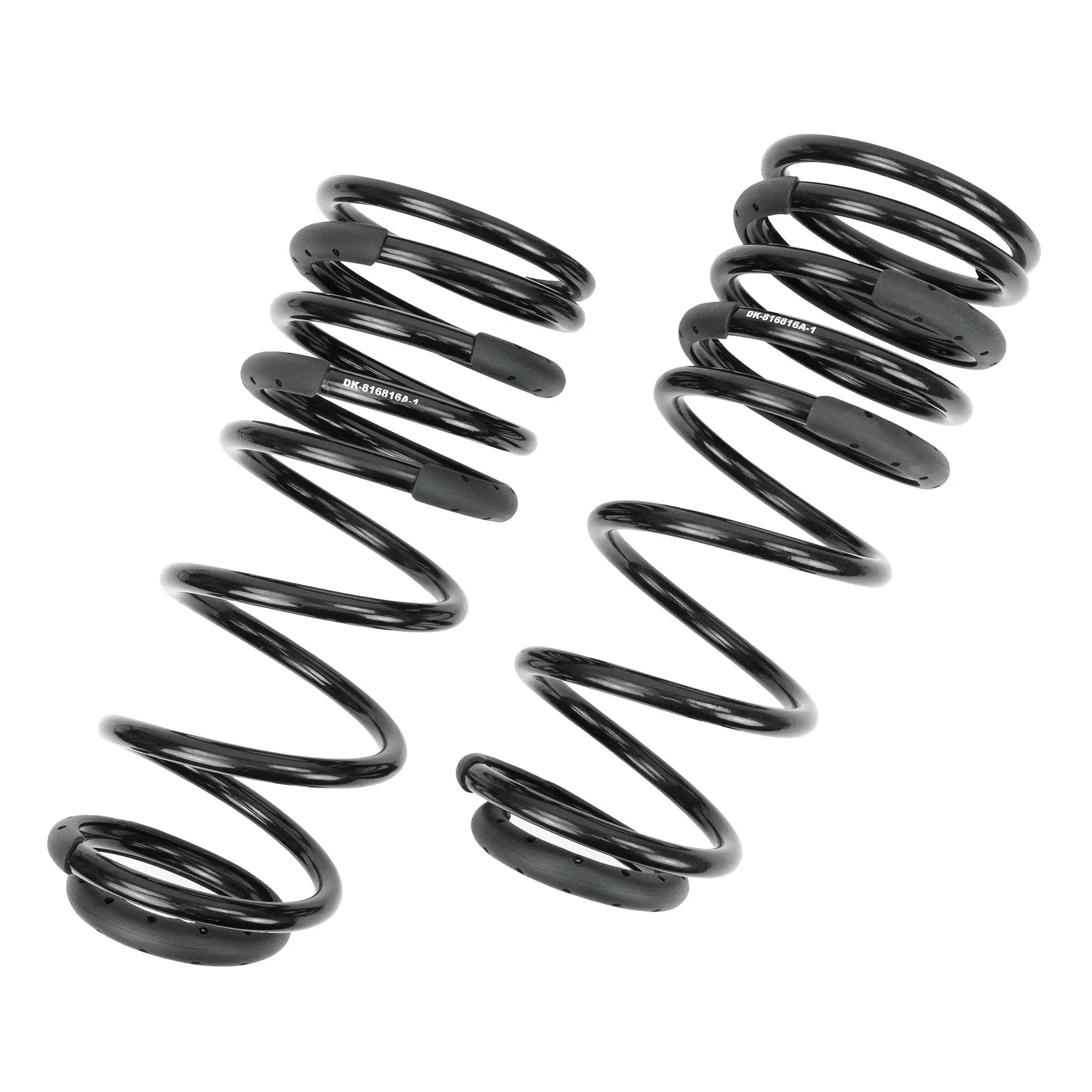 Dirt King multi-rate rear springs Toyota rear coil springs set, black finish