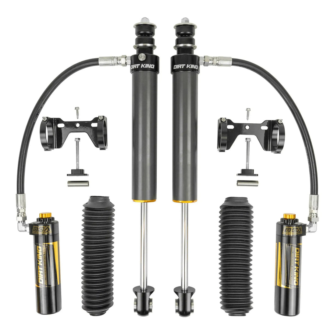 Dirt King 2.5 Smooth Body Shocks DCA Remote Reservoir Toyota pair