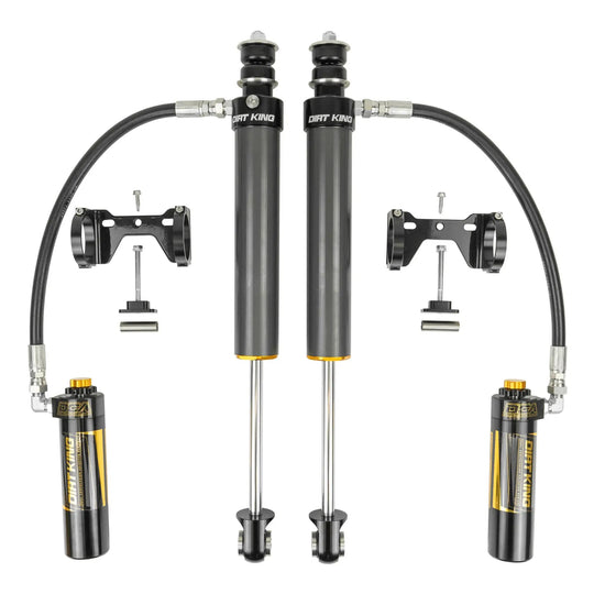 2.5 Smooth Body Shocks with Remote Reservoir Dirt King, pair, black bodies