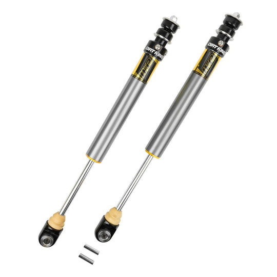 2.0 IFP Smooth Body Shocks Dirt King for Toyota, pair, black bodies with gold label