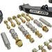 Long Travel Kit Dirt King RAM suspension component with black bracket and mounting bolts