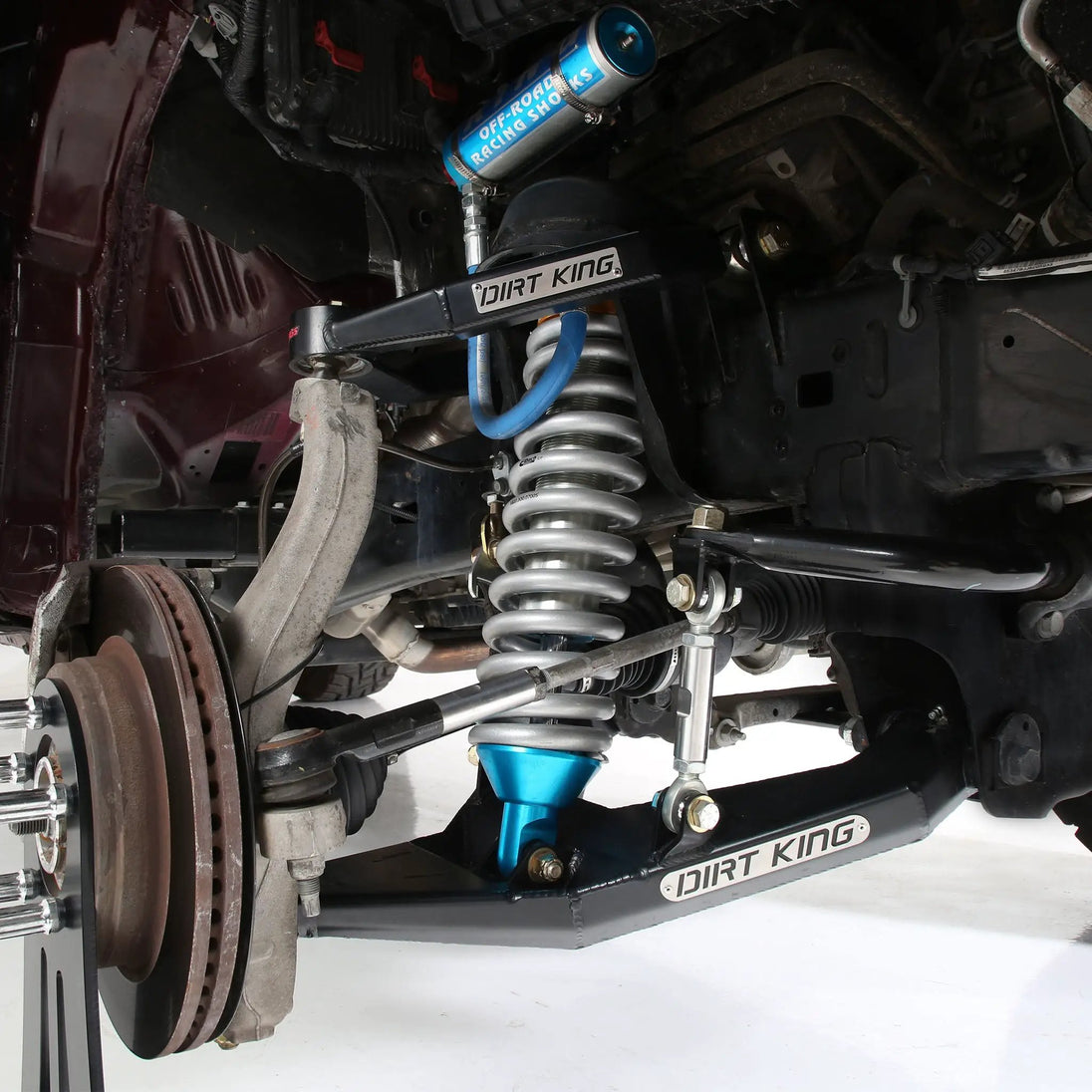 Dirt King Long Travel Kit for Ram suspension with blue shocks