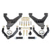 Long Travel Kit Dirt King RAM control arms with hardware, black finish (pair)