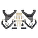 Long Travel Kit Dirt King RAM control arms with hardware, black finish (pair)